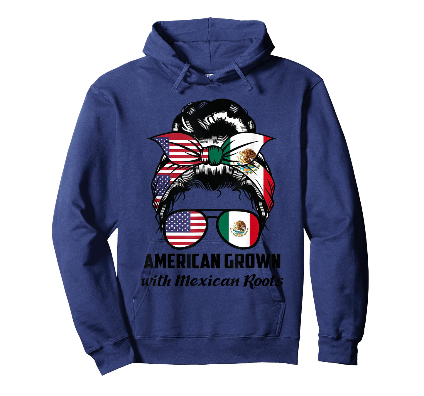 American Grown with Mexican Roots Mexican T-Shirt Small