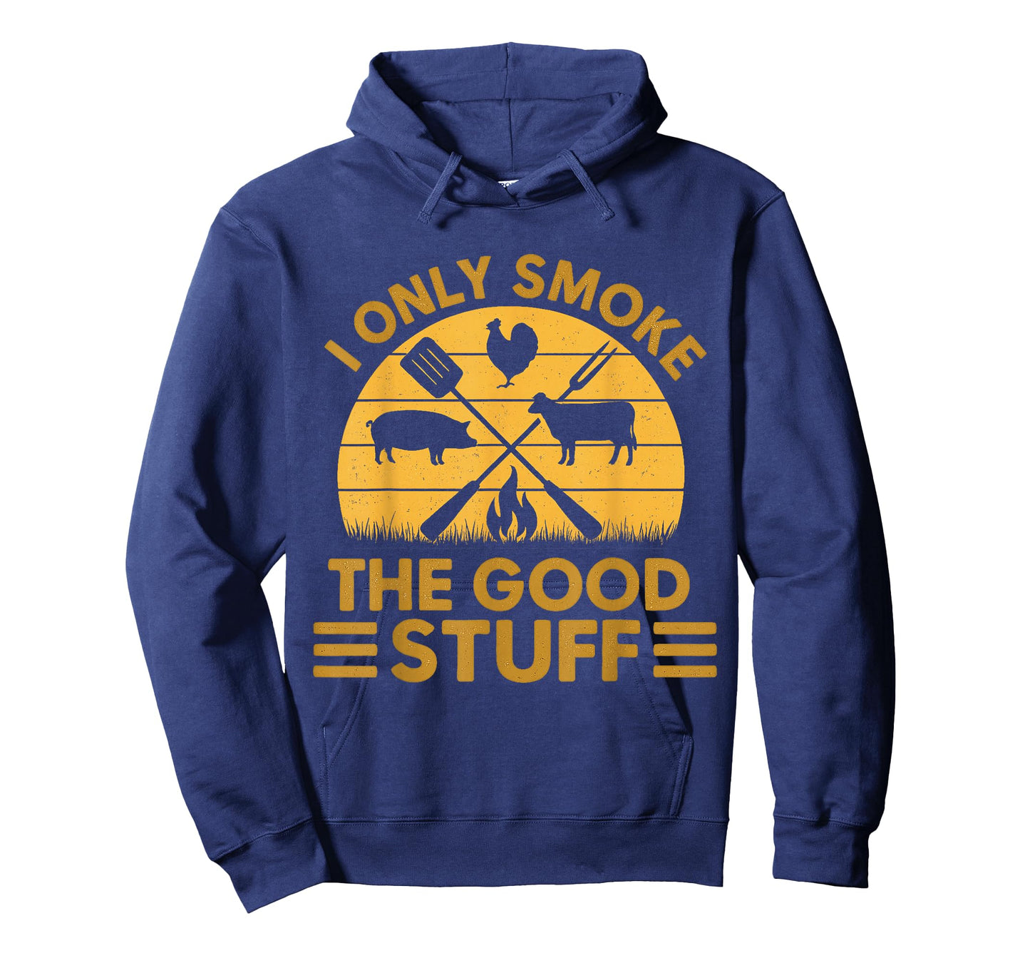 I Only Smoke The Good Stuff BBQ Barbeque Grilling Pitmaster T-Shirt