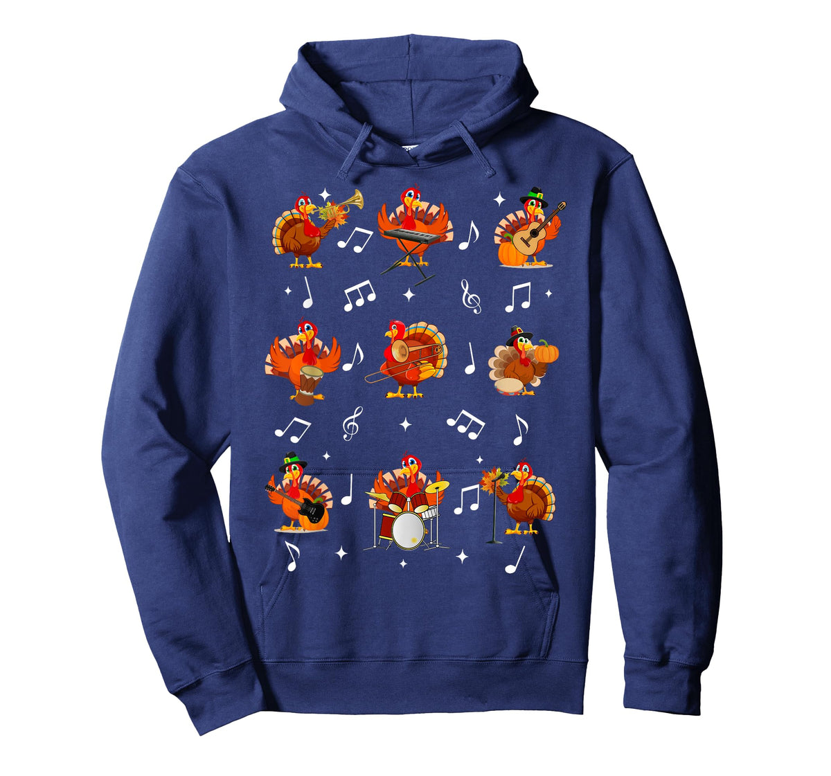 Turkey Squad Music Note Music Teacher Thanksgiving T-Shirt