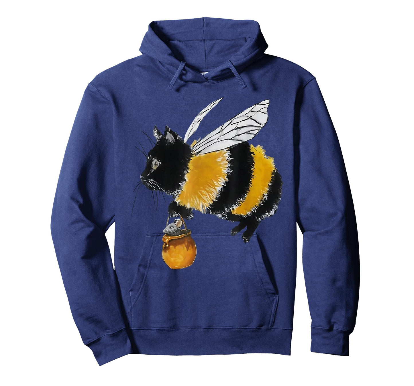 Catbee Hybrid Art Funny Whimsical Animal Brainrot Meme Art T-Shirt