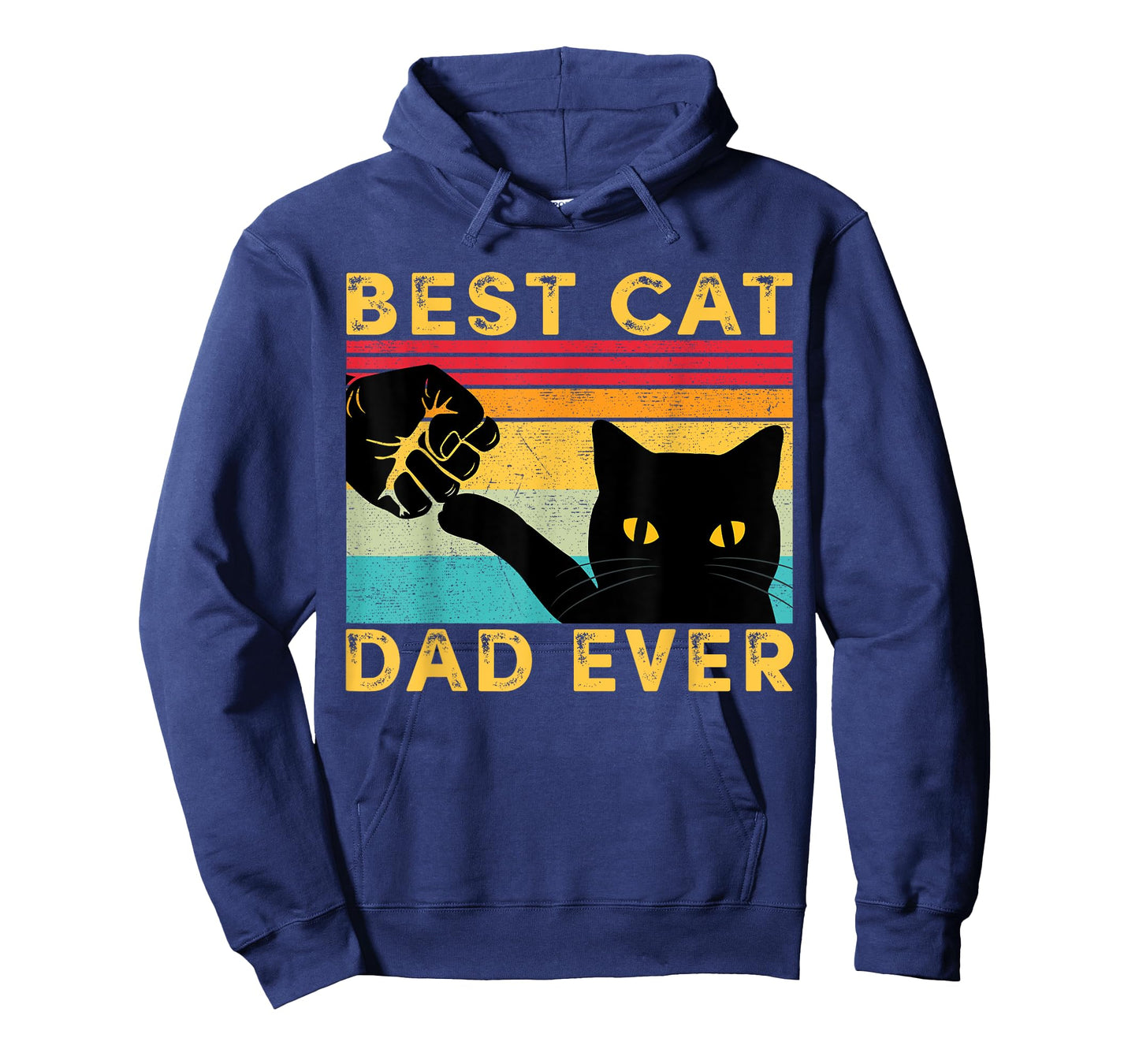 Best Cat Dad Ever Funny Cat Daddy Fist Bump Father's Day T-Shirt
