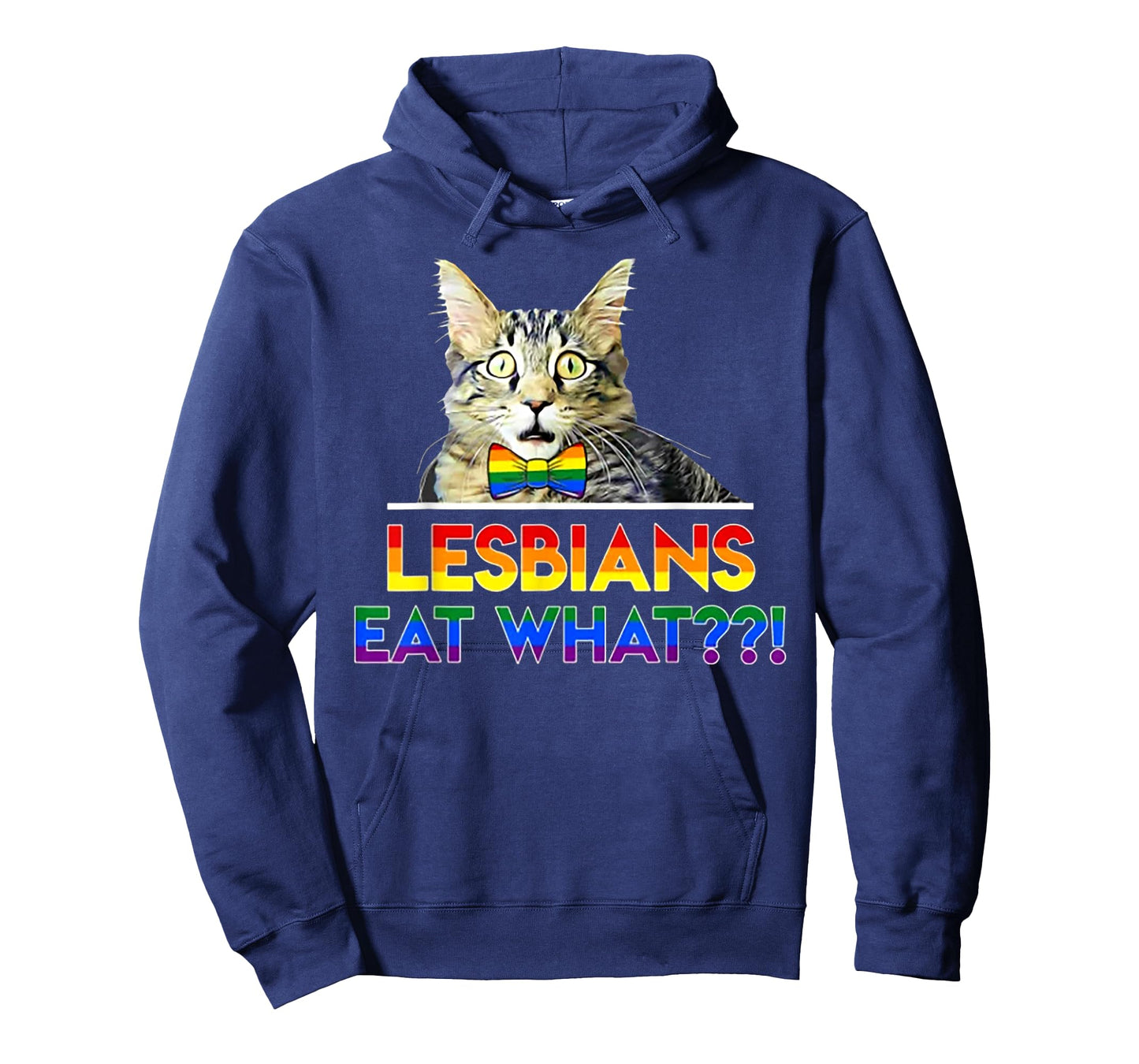 Lesbians Eat What Cat T-Shirt for Men Women