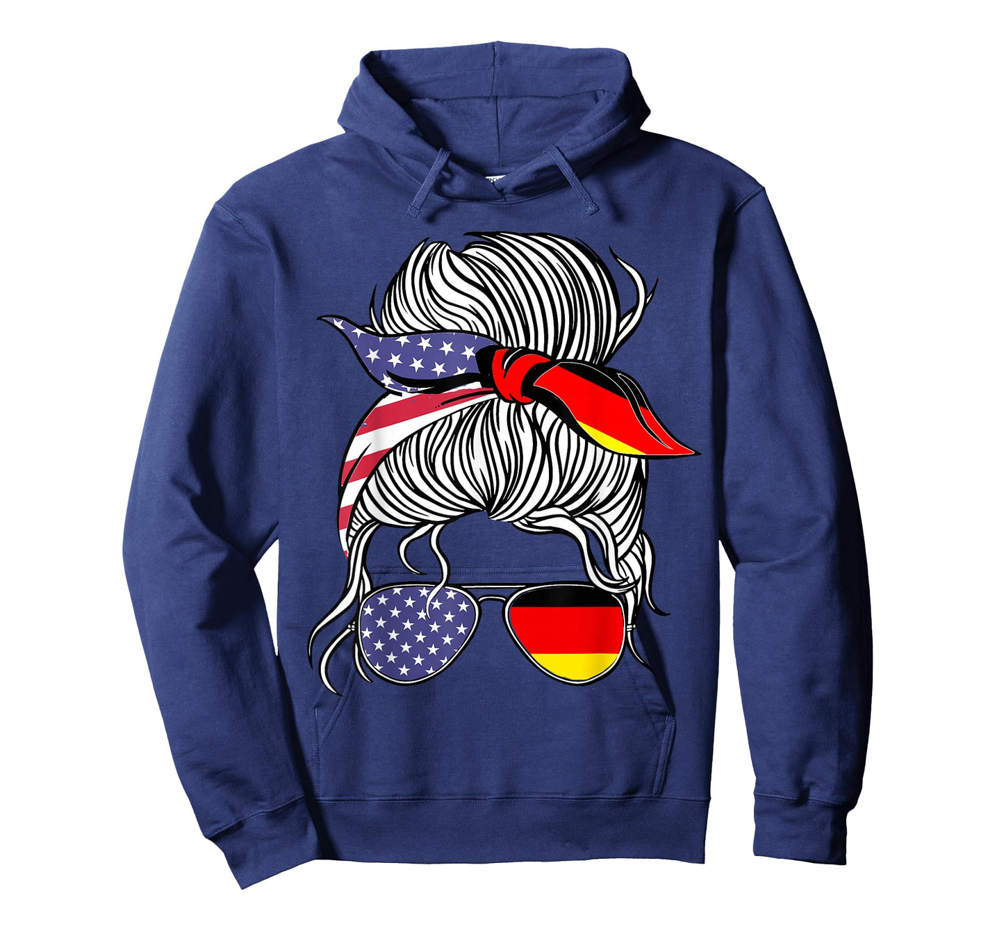 German American Patriot Grown Proud Women Girl Flag T-Shirt