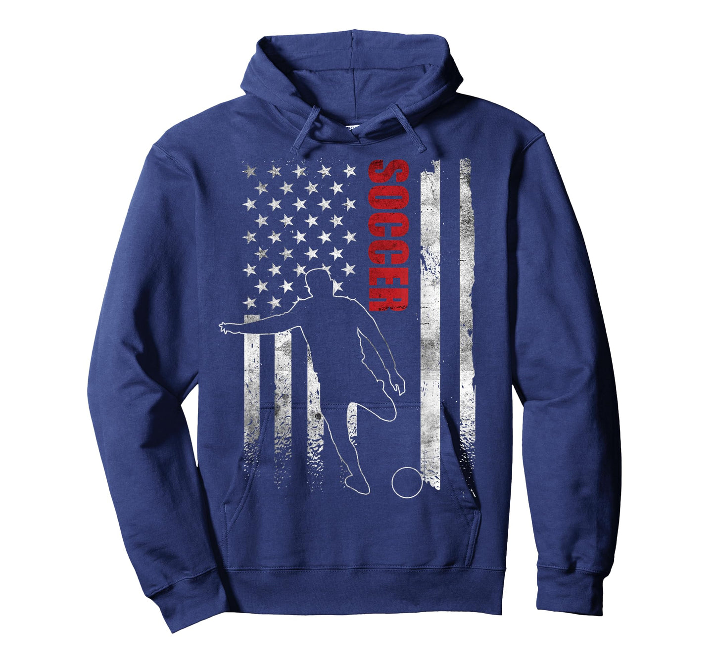 Soccer Apparel American Flag Soccer Player US Flag T-Shirt
