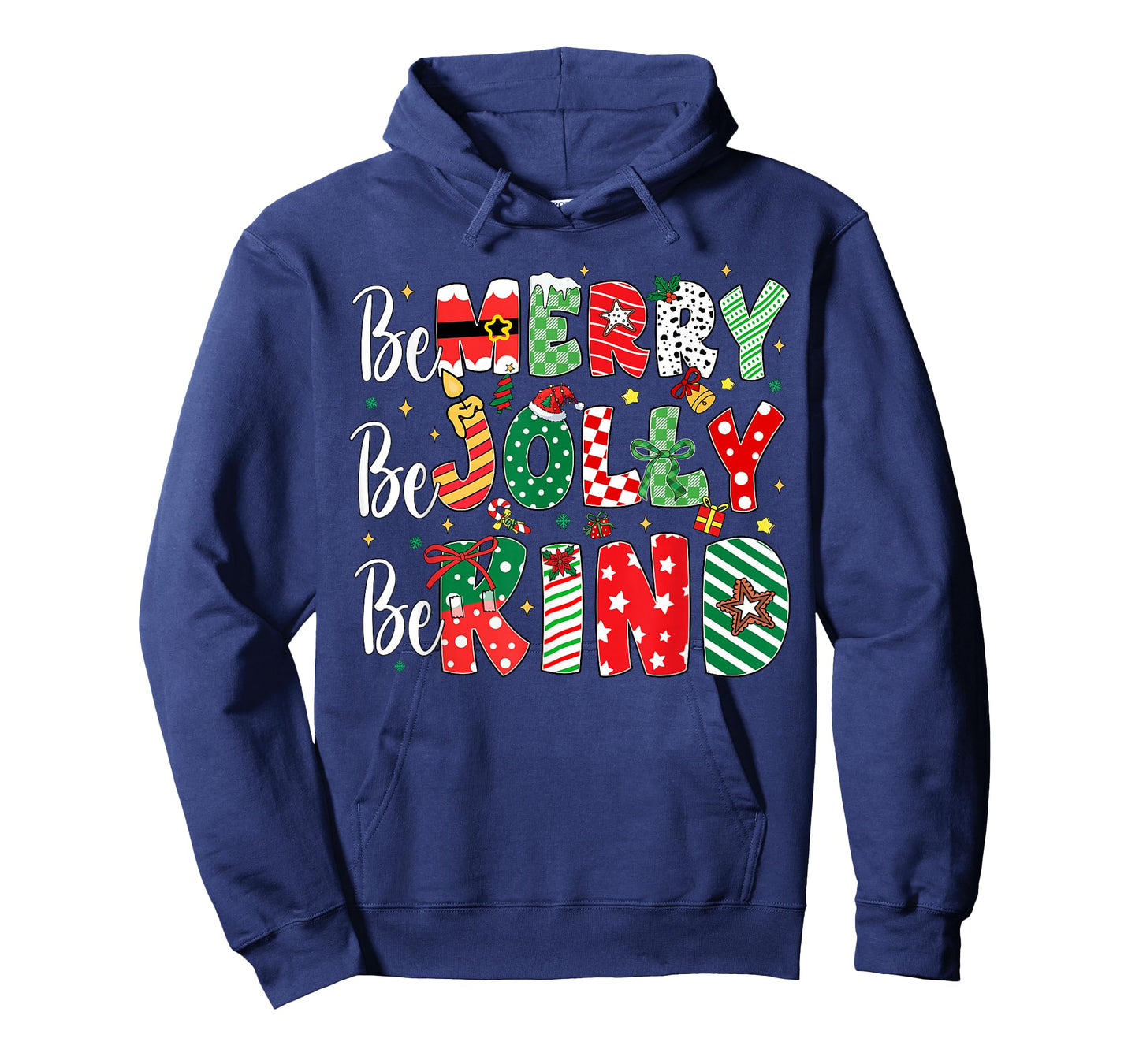 Be Merry Be Jolly Be Kind Merry Christmas Teacher Xmas PJs T-Shirt