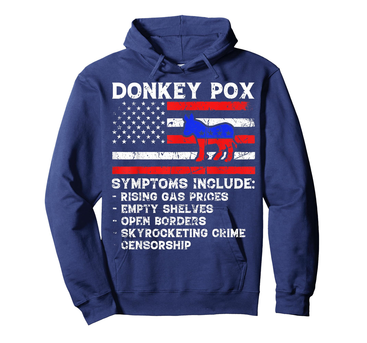 Donkey Pox Symptoms Shirt The Disease Killing America Biden T-Shirt