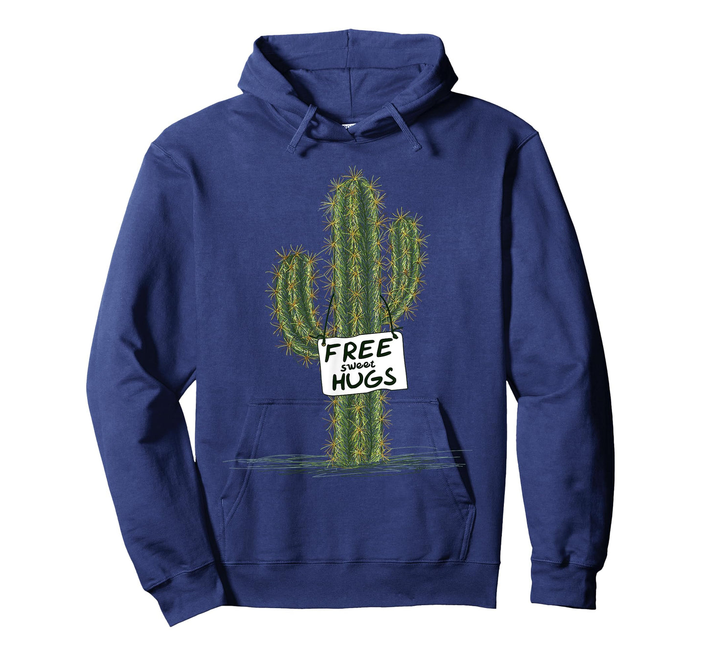 Cactus Cacti Funny Art Humor Free Sweet Hugs T-Shirt