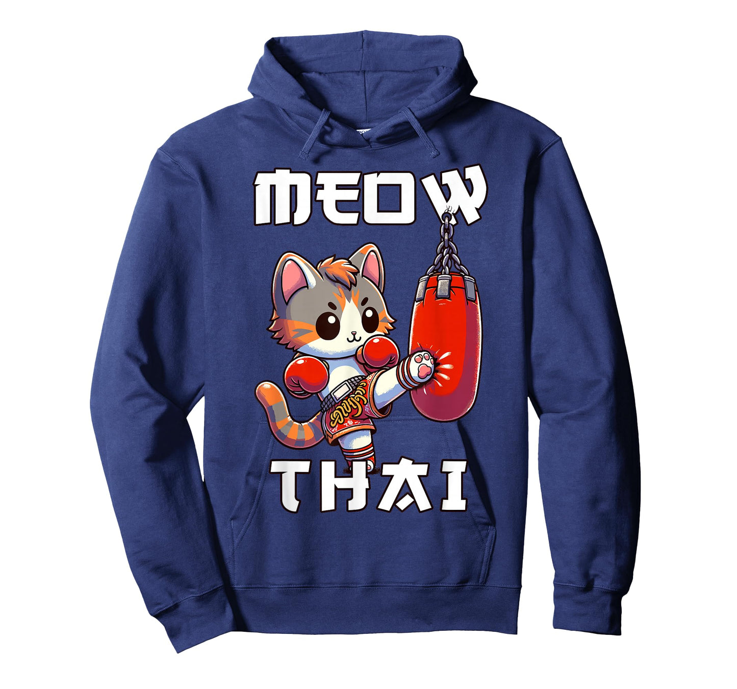 Funny Muay Thai | Meow Thai & Thai Boxing | Muay Thai Cat T-Shirt