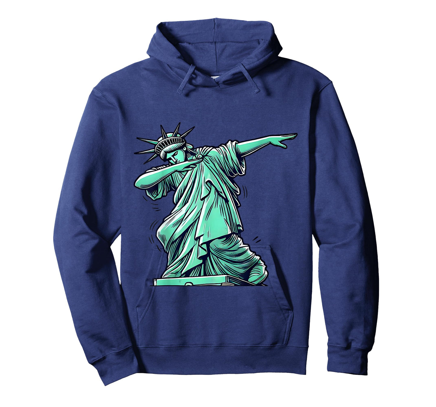 Statue Of Liberty Dabbing Funny Patriotic T-Shirt
