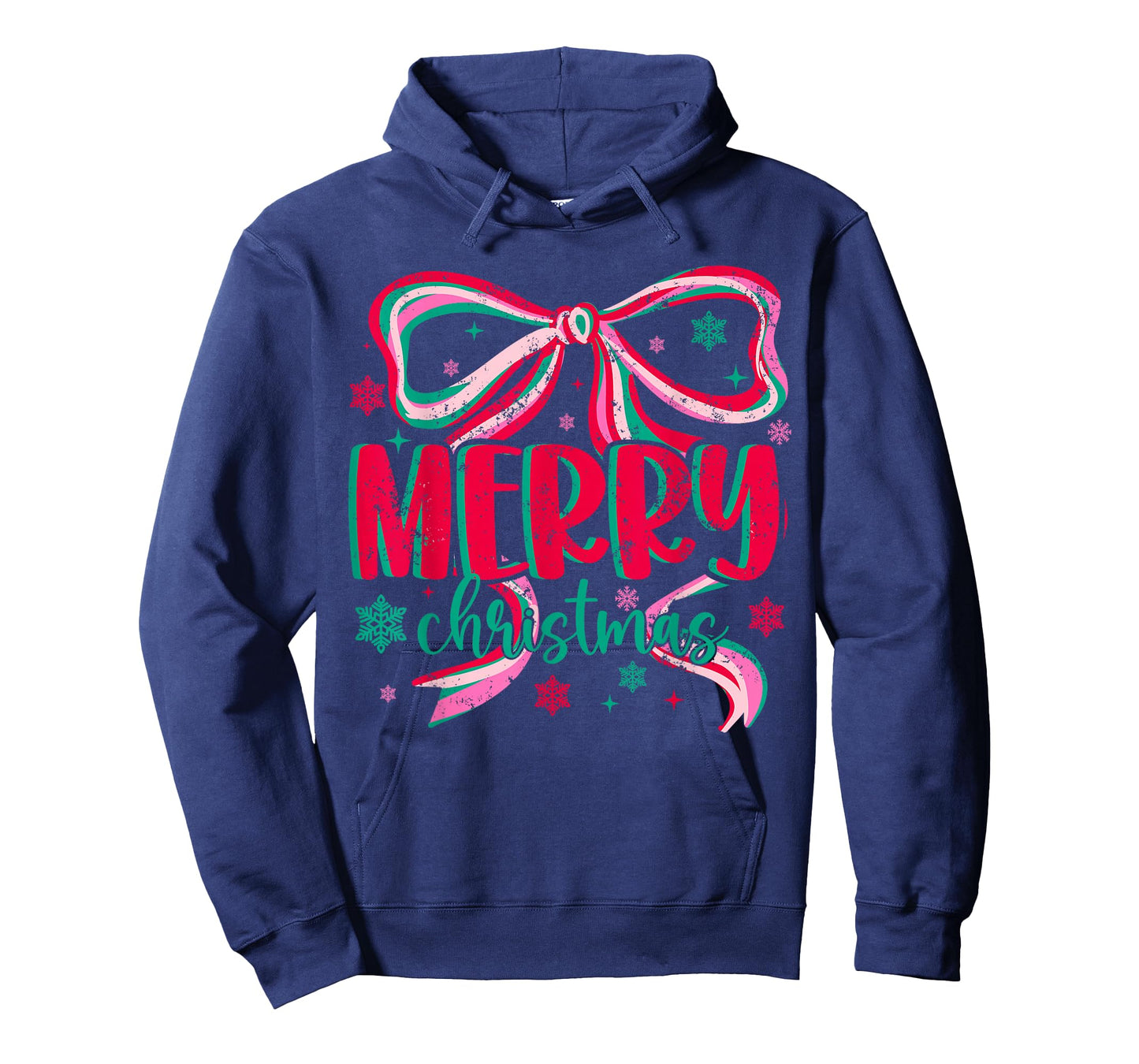 Retro Merry Christmas Coquette Xmas Holiday Woman Men T-Shirt