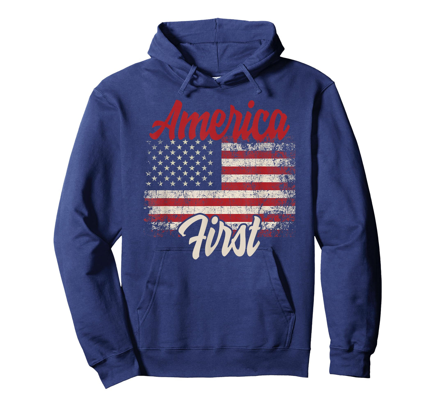 America First Veteran National Pride American Flag T-Shirt