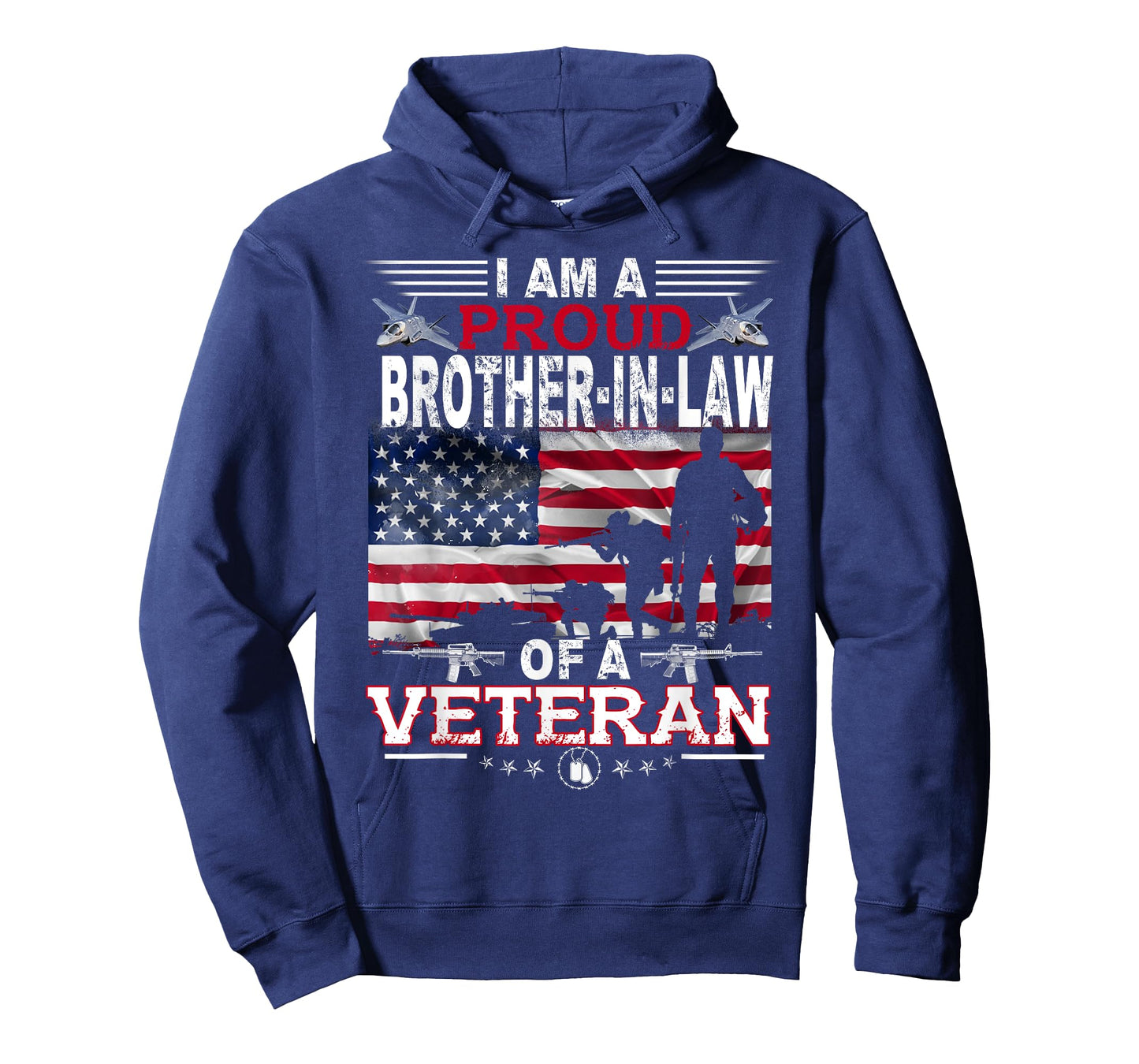 Proud Brother-In-Law Veteran Nothing Scares Veterans Day T-Shirt