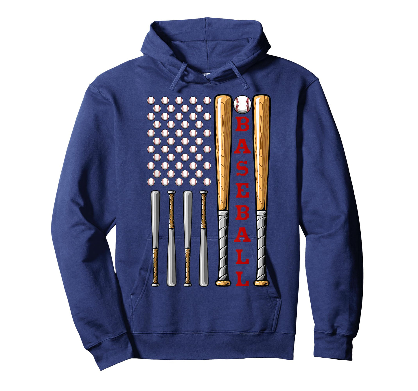 Patriotic US American Baseball Flag - Vintage Baseball Flag T-Shirt