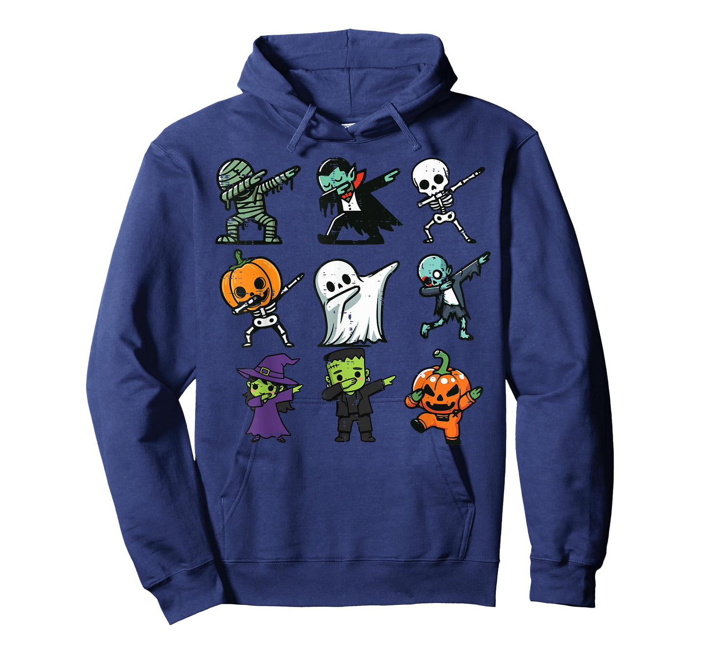 Halloween Ghost Pumpkin Skeleton Dab Costume Boys Girls Kids T-Shirt