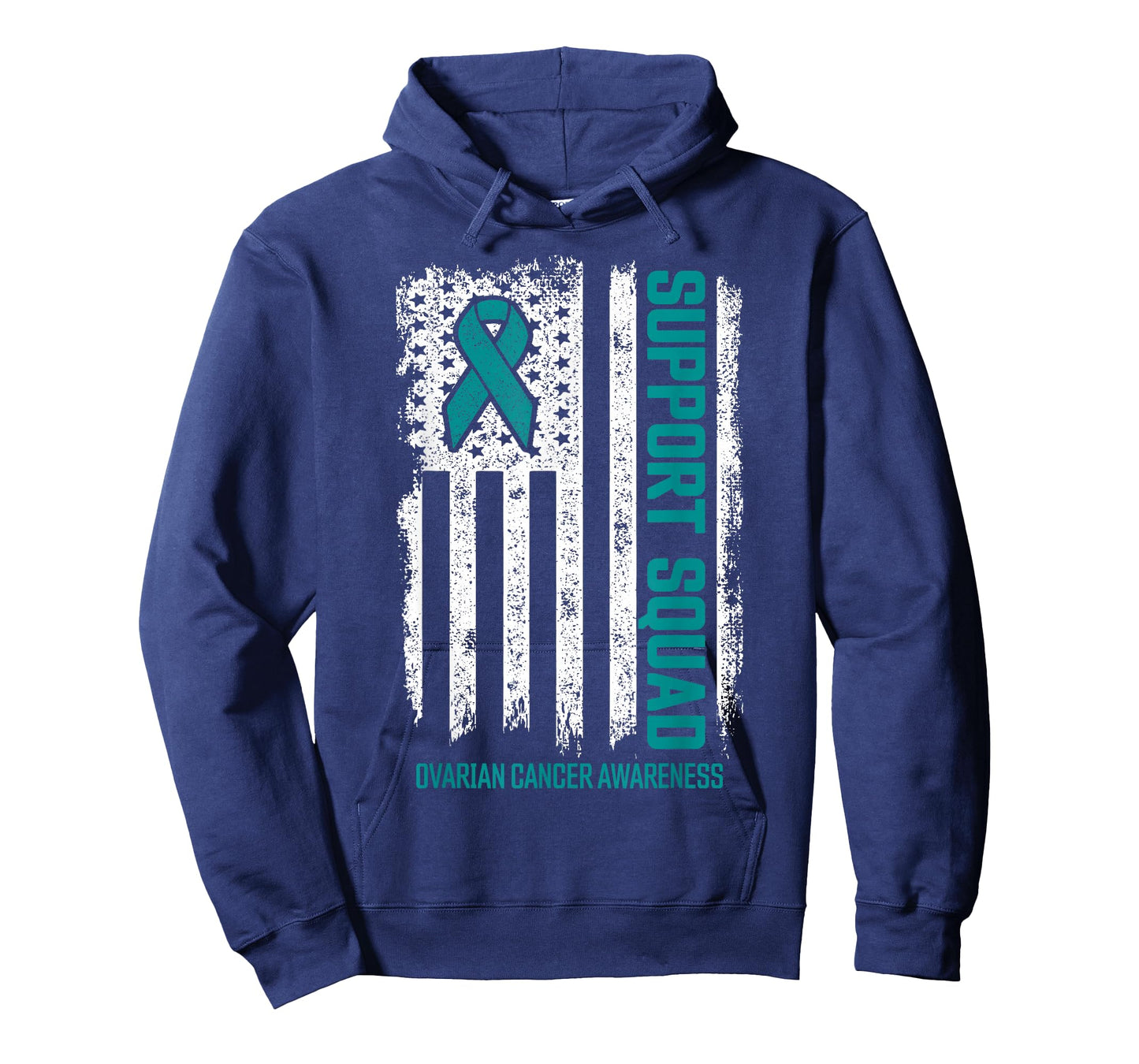 Ovarian Cancer Shirts Support Squad Ovarian Cancer Awareness T-Shirt