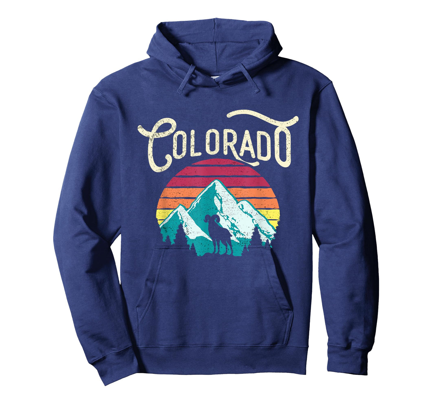 Retro Colorado CO Mountains Wildlife Bighorn Sheep T-Shirt T-Shirt