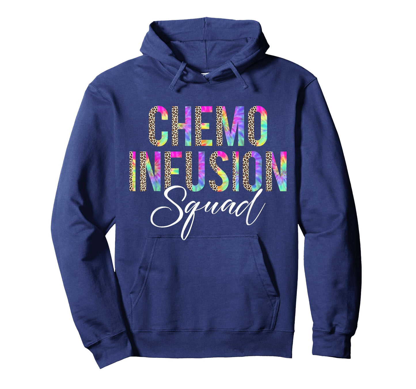 Chemo Infusion Squad Leopard Tie Dye Chemo Infusion Nurse T-Shirt