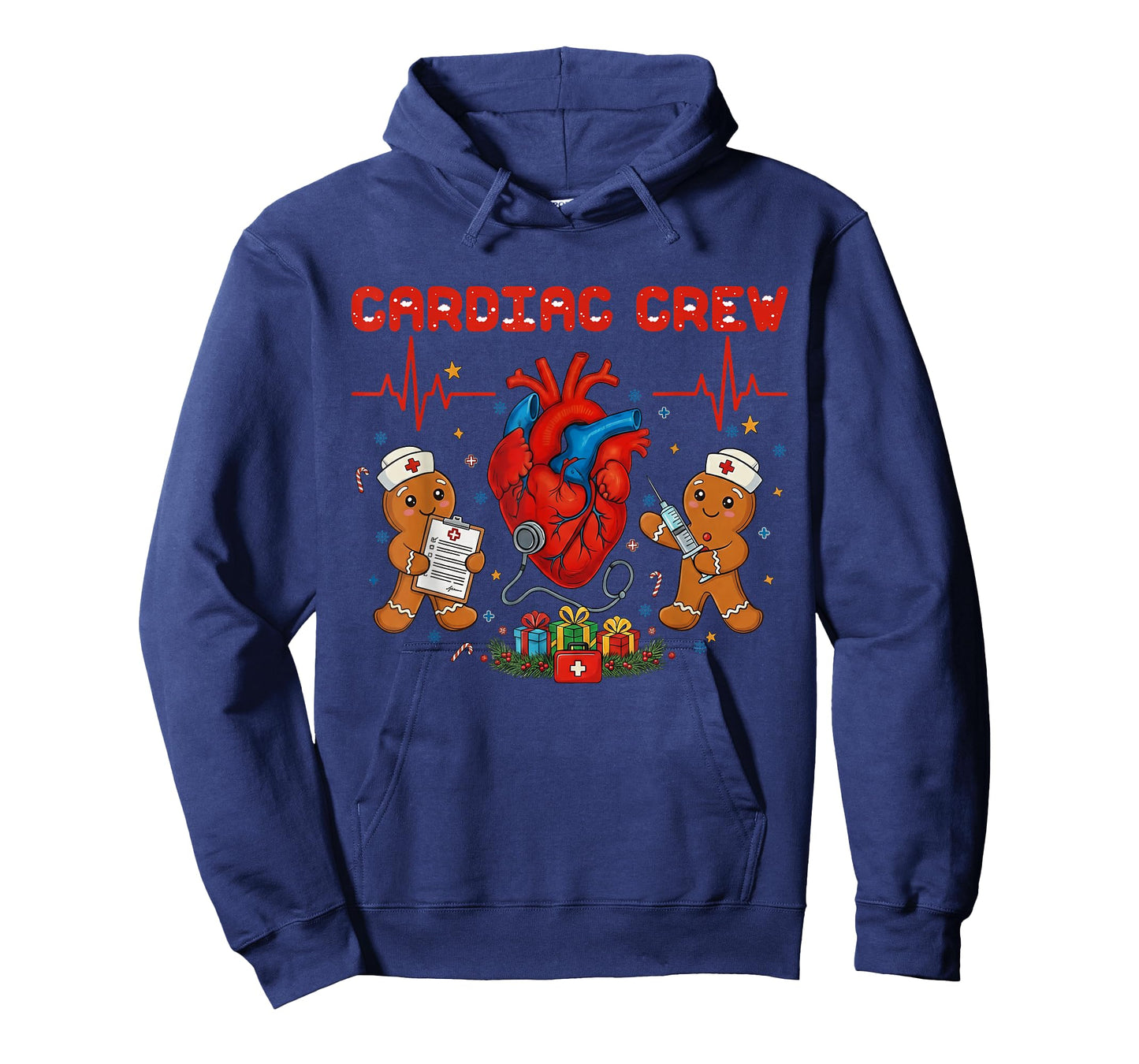 Cardiac Christmas Crew Techs Secretary T-Shirt