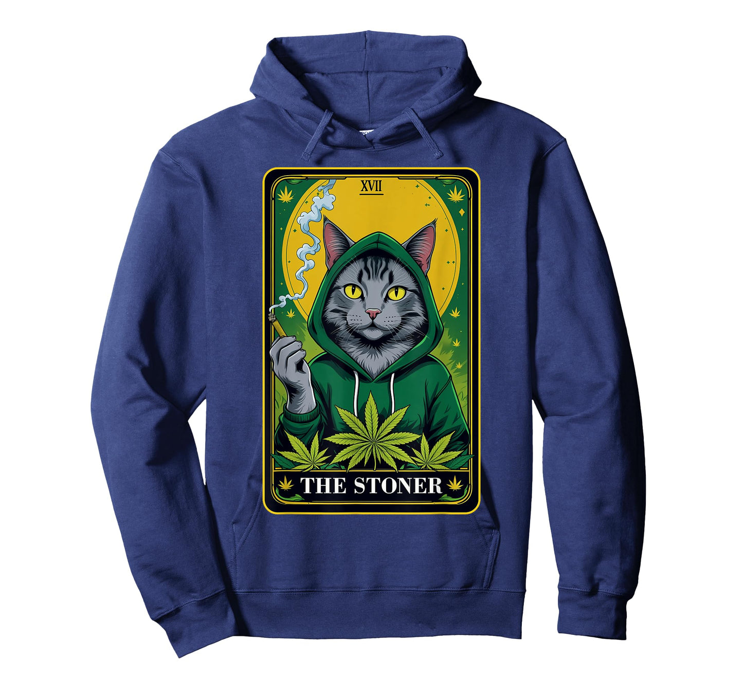 The Stoner Tarot Card Cannabis 420 Gift Cats And Weed T-Shirt