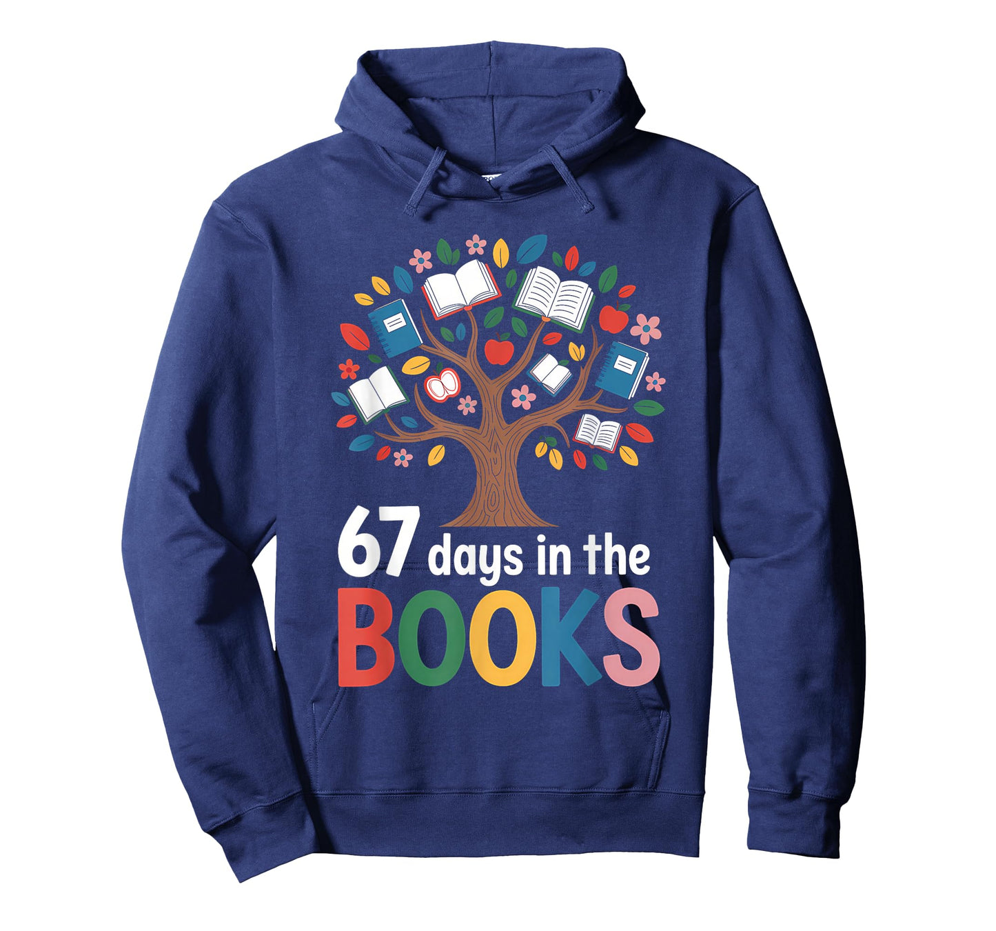 67 Days in The Books Reading Teacher 67th Day of School T-Shirt