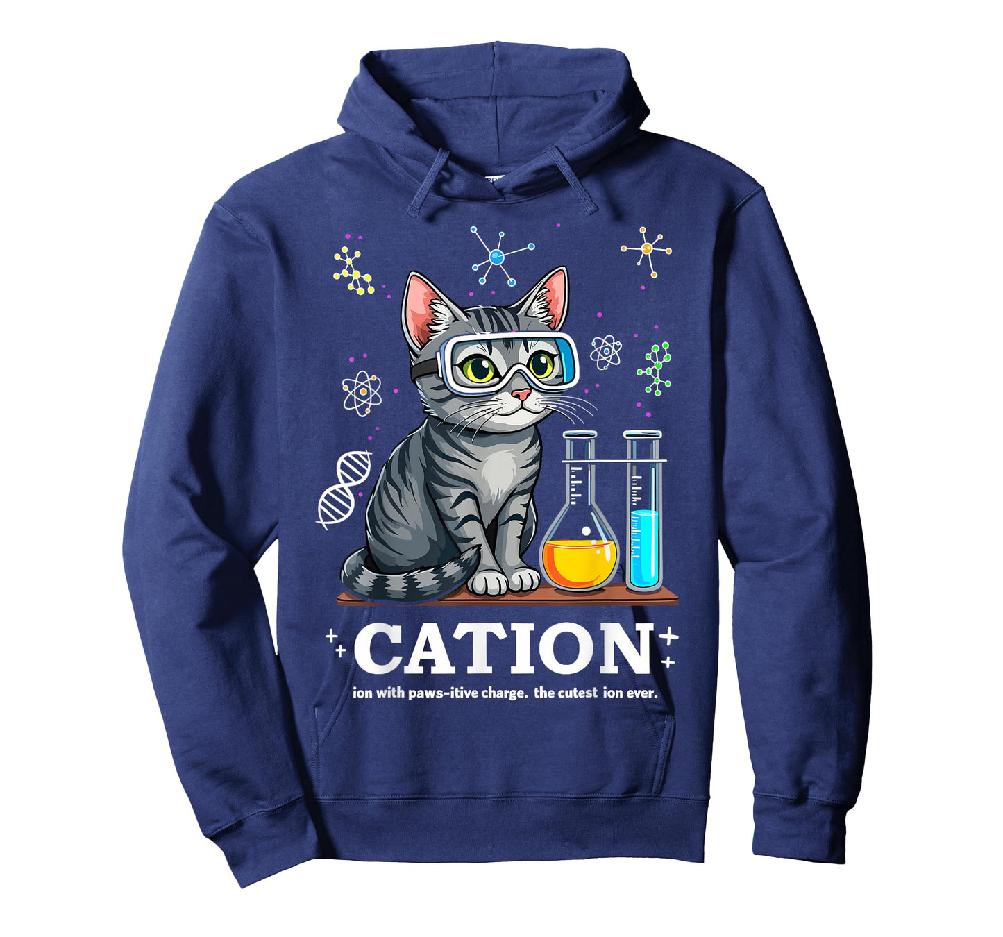 Cation Cat Chemist Funny Science Meme Cats Chemistry Teacher T-Shirt