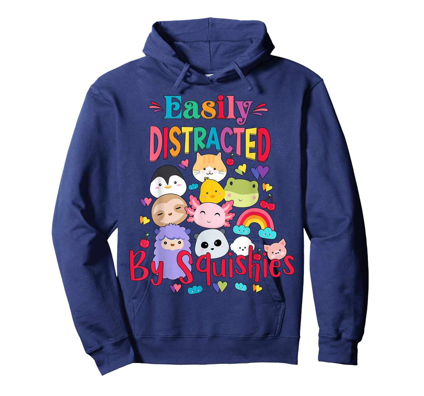 Girls Who Love Squishy Easily Distracted by Animal Squishies T-Shirt