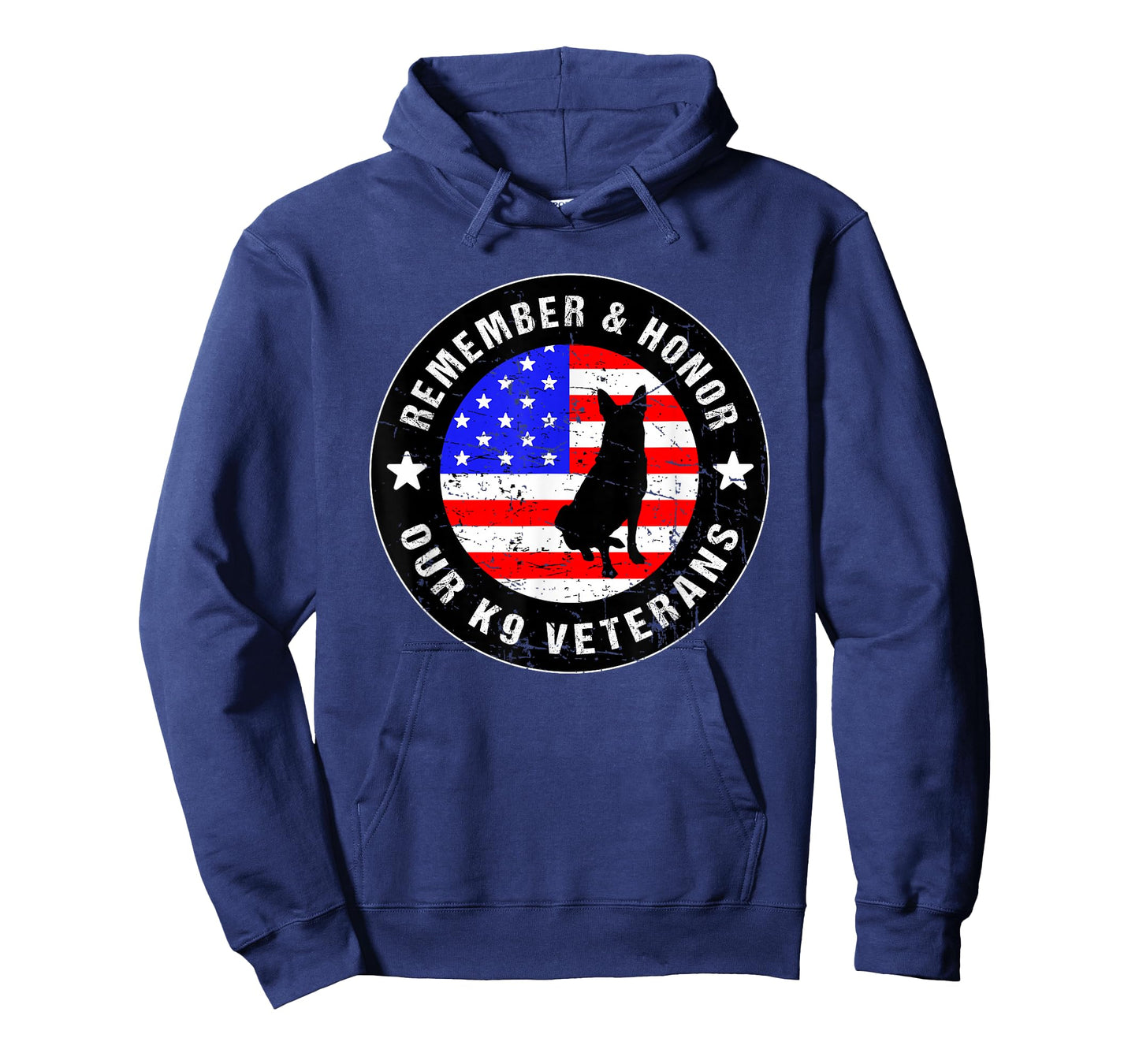 Remember & Honor Our K9 Veterans - US Military Dog T-Shirt