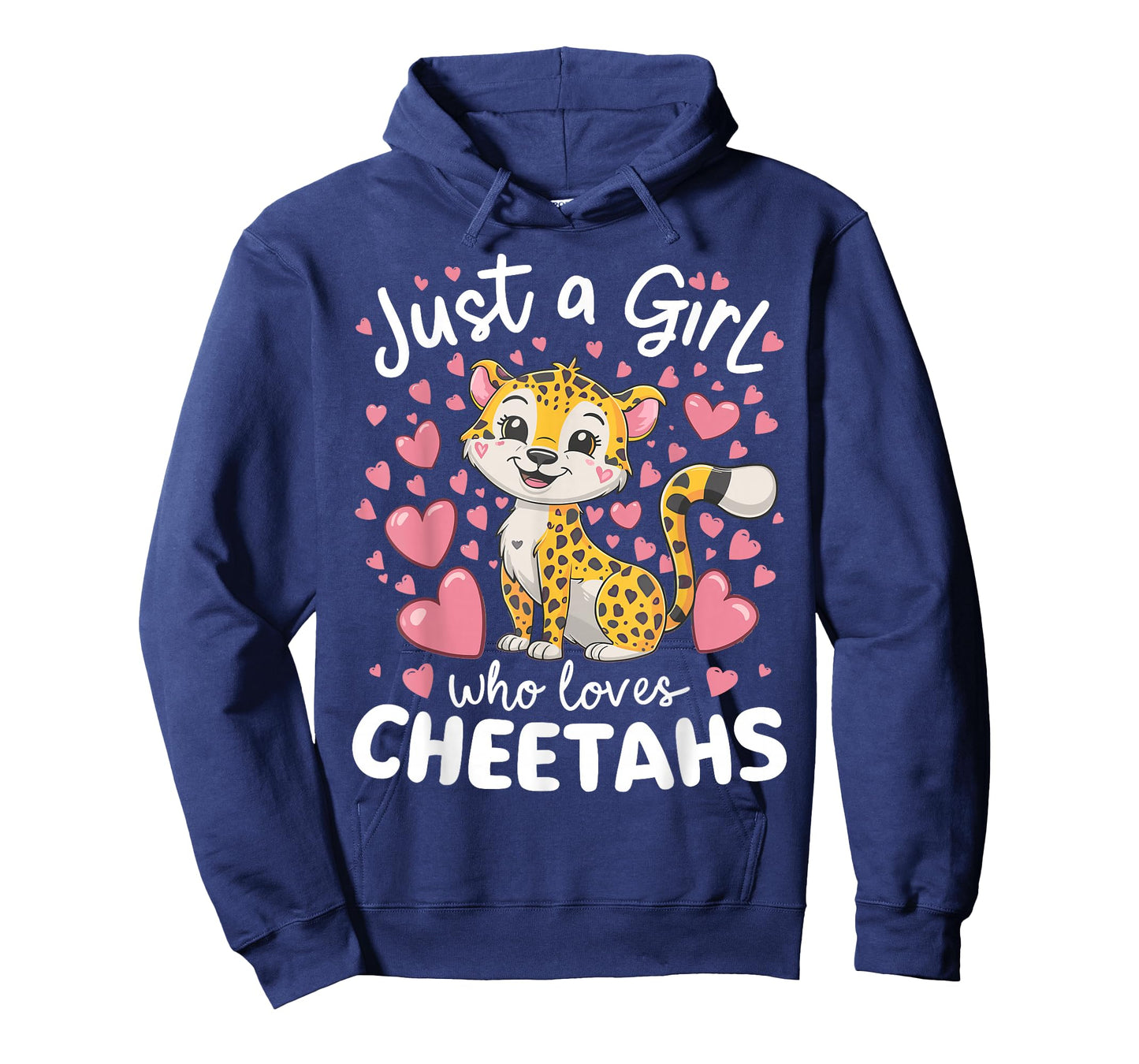 Just a Girl Who Loves Cheetahs African Savanna T-Shirt