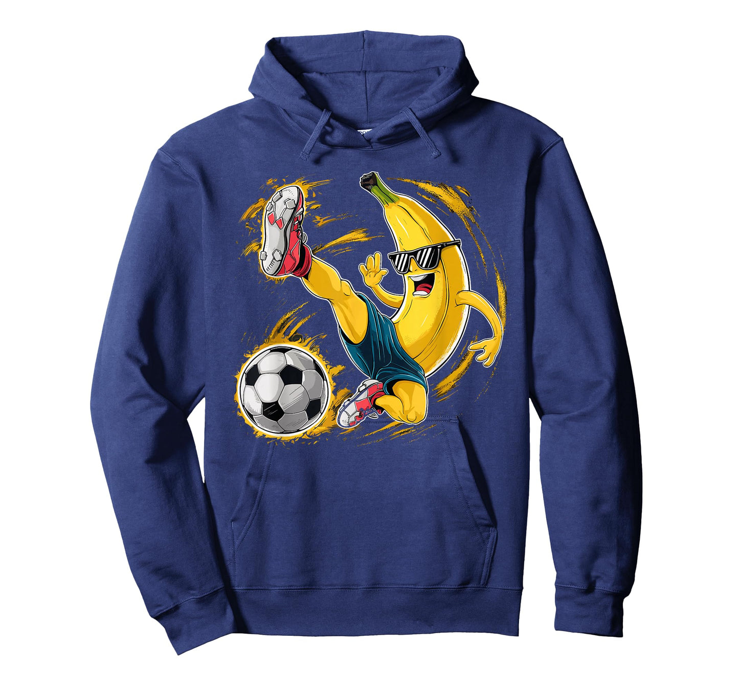 Sport Banana Football Player Fruit Cute Banana Soccer Player T-Shirt
