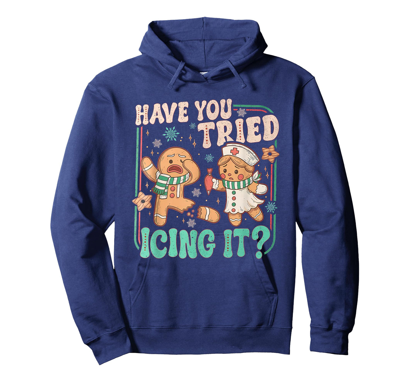 Have You Tried Icing It ? Funny Gingerbread Christmas T-Shirt