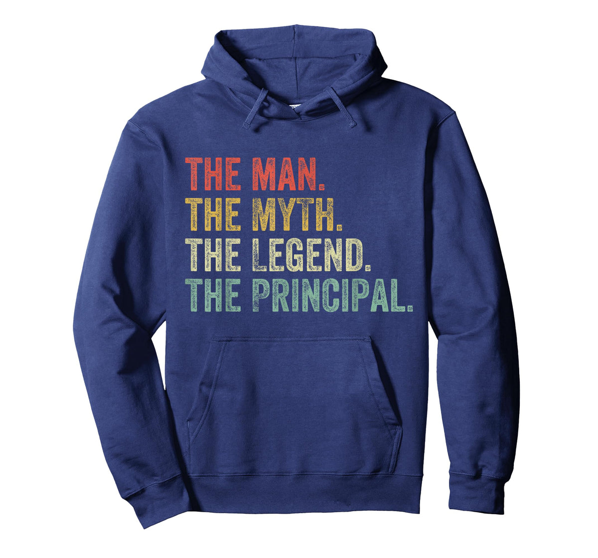 Man Myth The Legend Principal Dad Funny School Vintage T-Shirt
