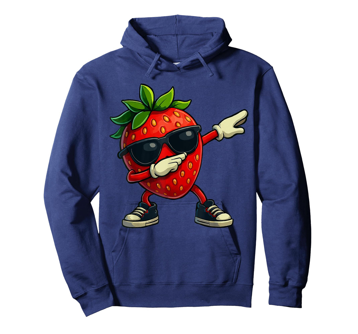 Funny Dabbing Strawberry With Sunglasses Cute Fruit Lover T-Shirt