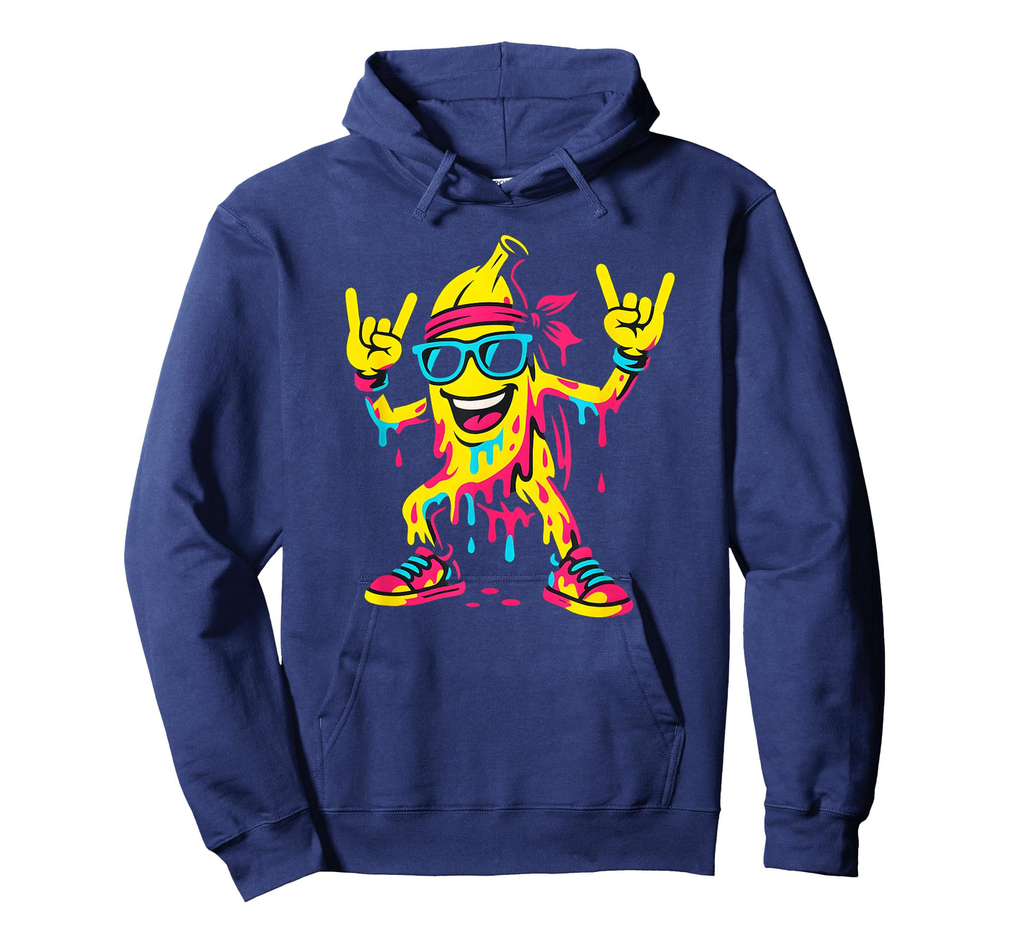 Cool Banana Drip Rocking Funny Graphic Boys Kids Men Youth T-Shirt