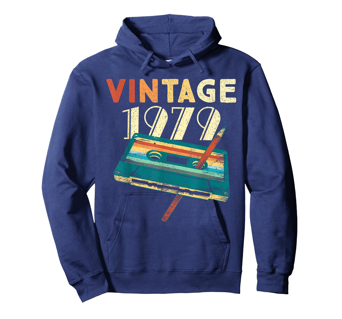 Vintage 1979 Music Cassette 46th Birthday Gifts 46 Years Old T-Shirt