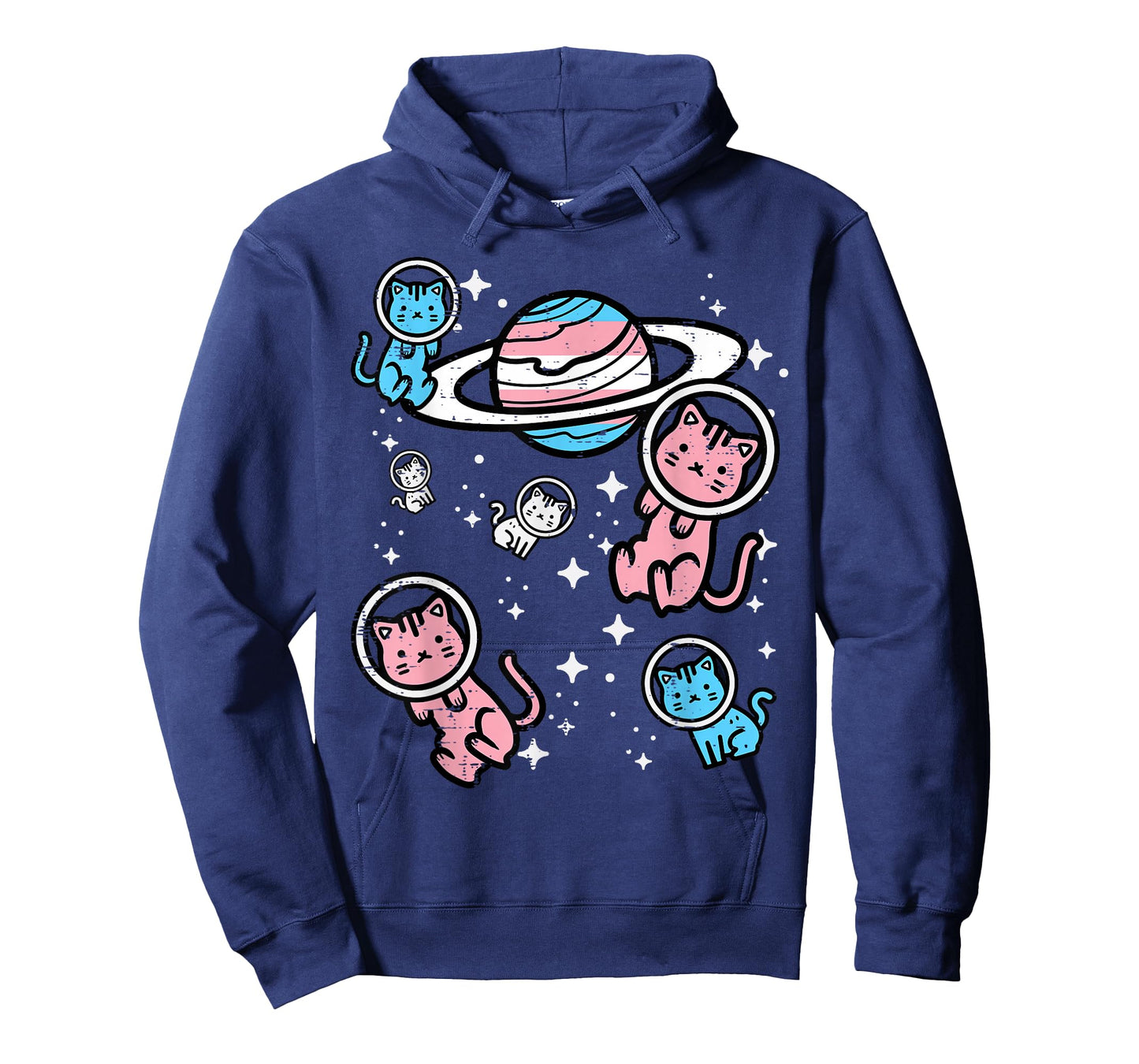 Trans Cats In Space Transgender Transsexual Pride Month Lgbt T-Shirt