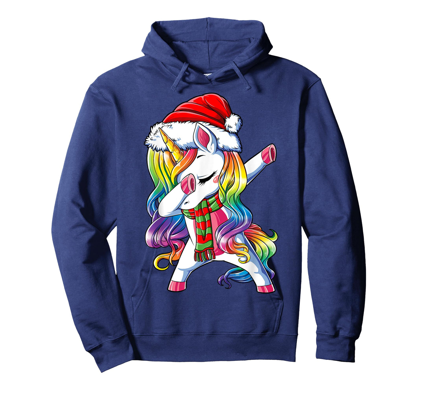 Dabbing Unicorn Santa Christmas Kids Girls Women Xmas Dab T-Shirt