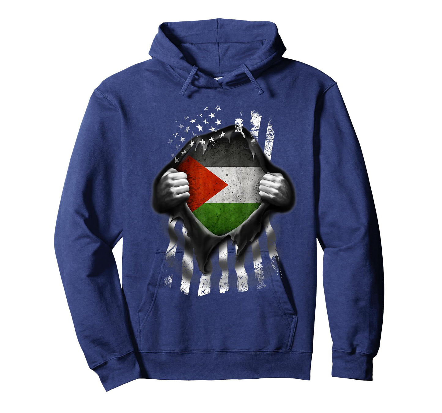 Palestinian American Flag T Shirt. Palestine National Flag T-Shirt