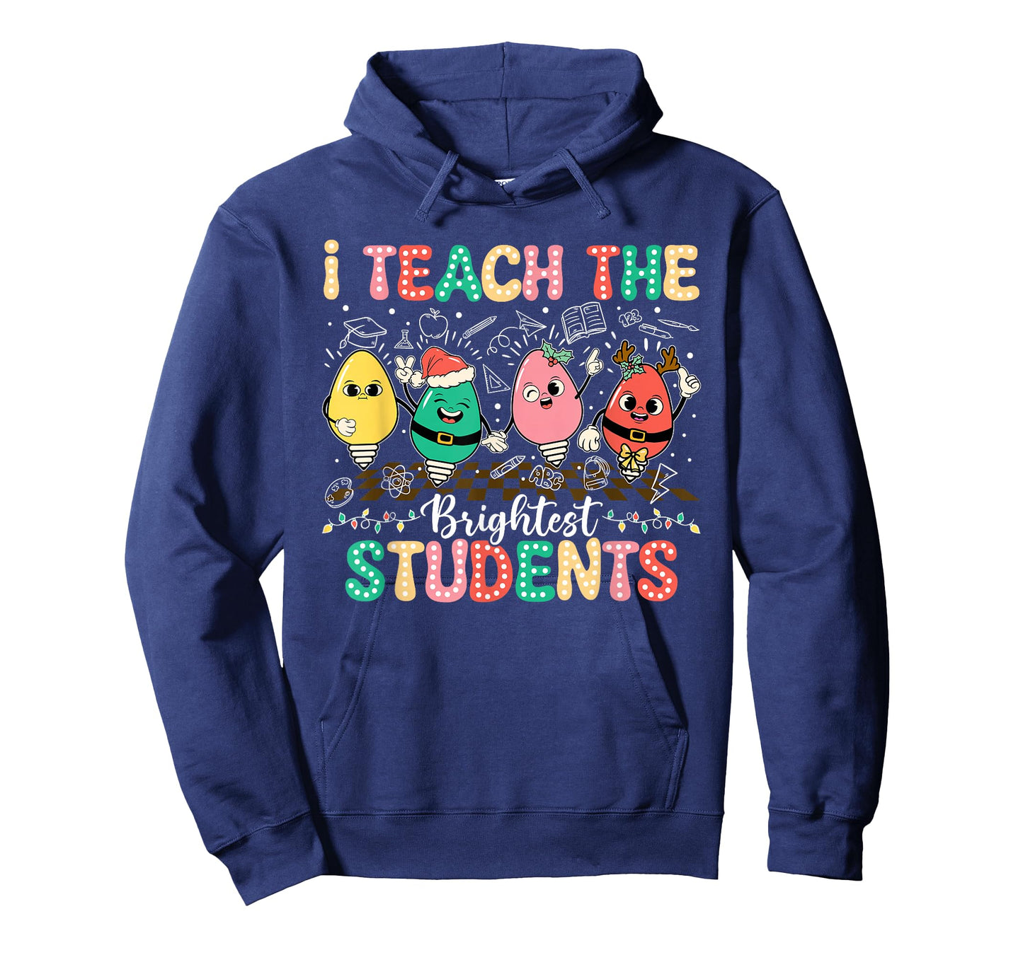 I Teach The Brightest Students Christmas Lights T-Shirt