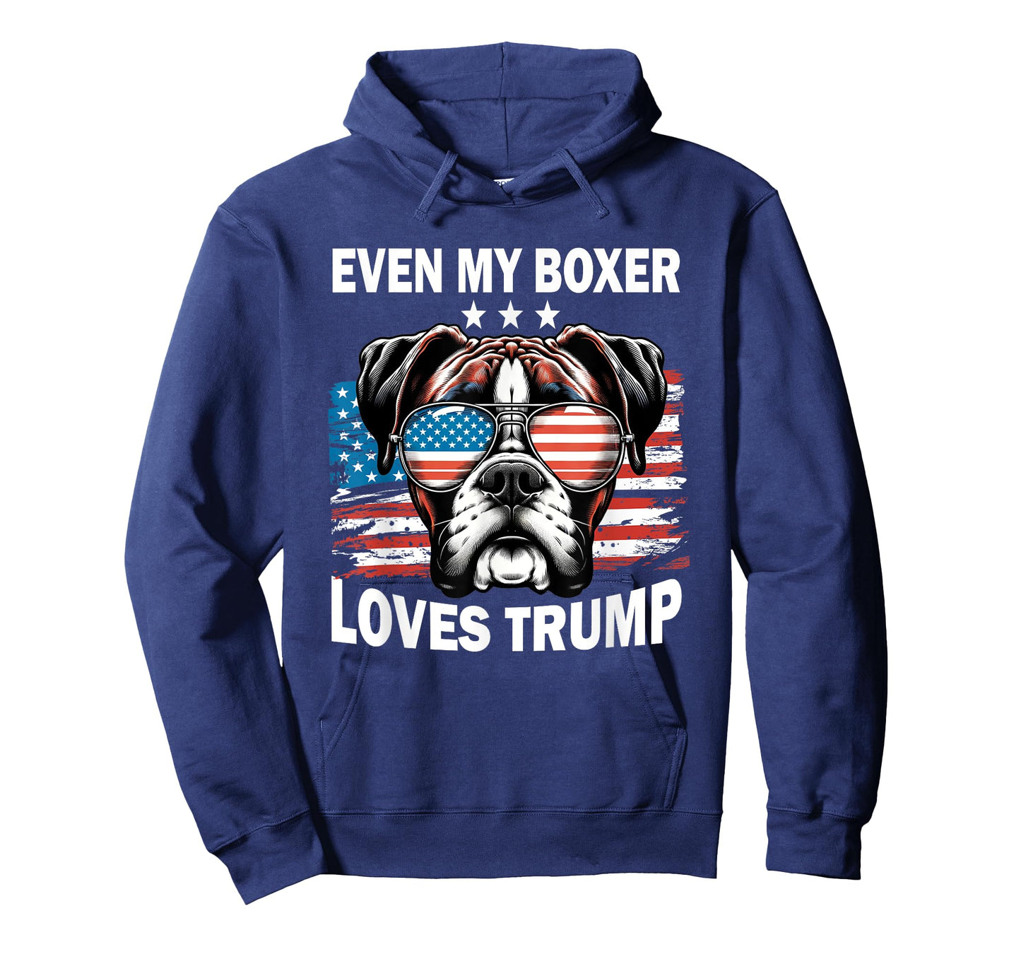 Even My Boxer Loves Trump, Trump Supporter Dog Lover Men Women T-Shirt
