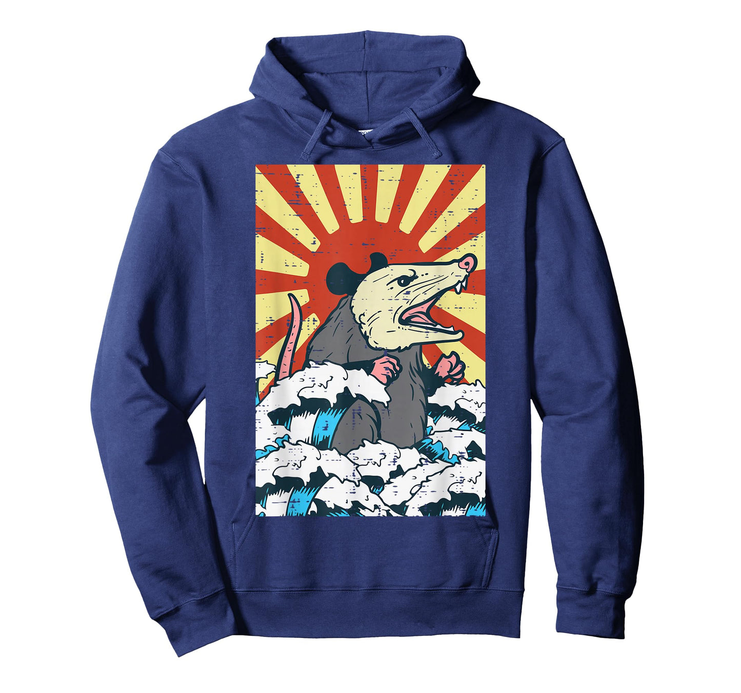 Opossum Japan Sun Wave Vintage Possum Monster Men Women Kids T-Shirt