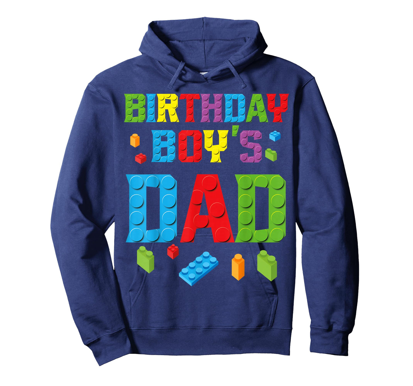 Master Builder Birthday Boy's Dad Building Bricks Blocks Men T-Shirt
