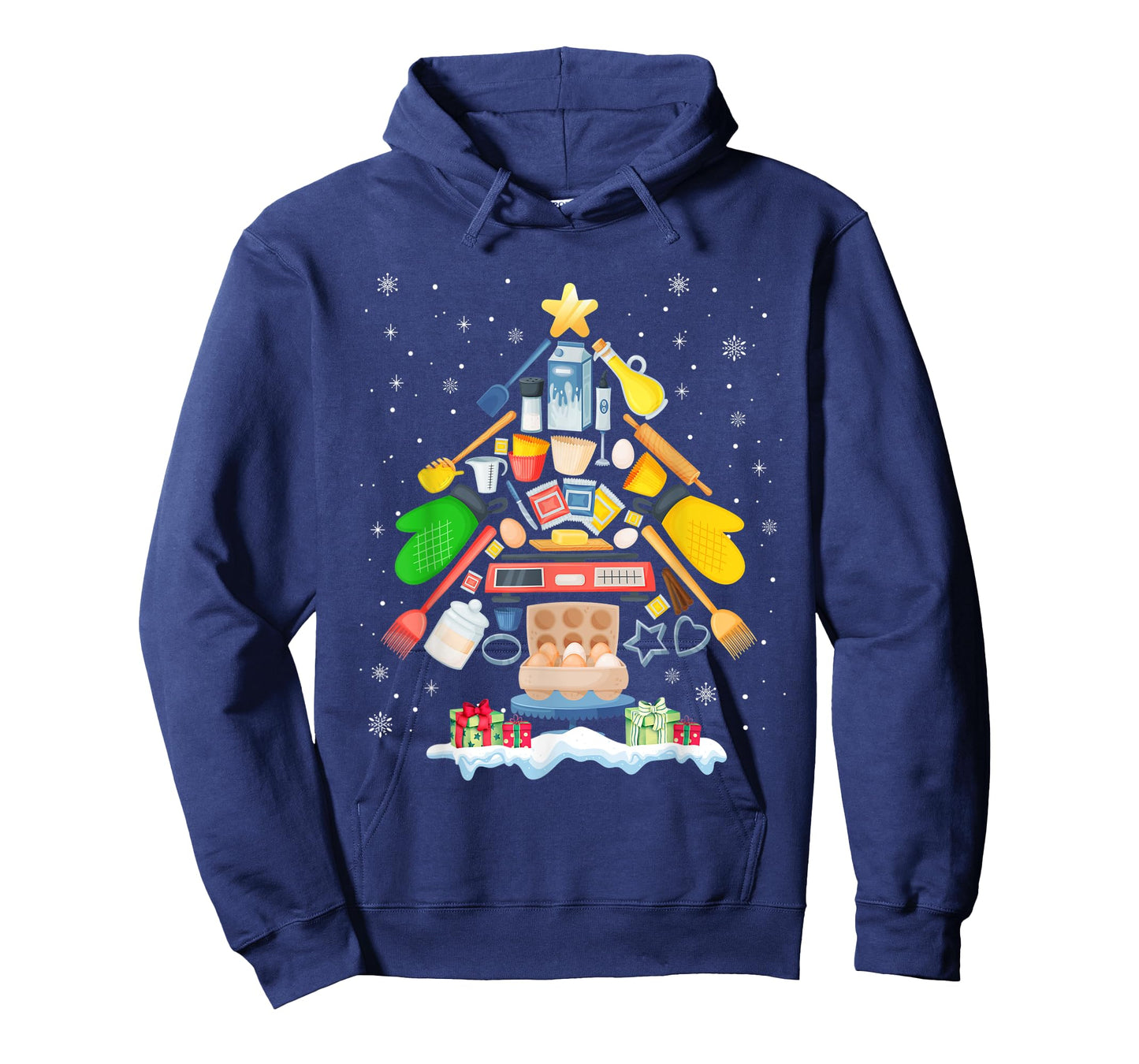 Baking Christmas Tree Pajama Merry Christmas Baker Xmas T-Shirt