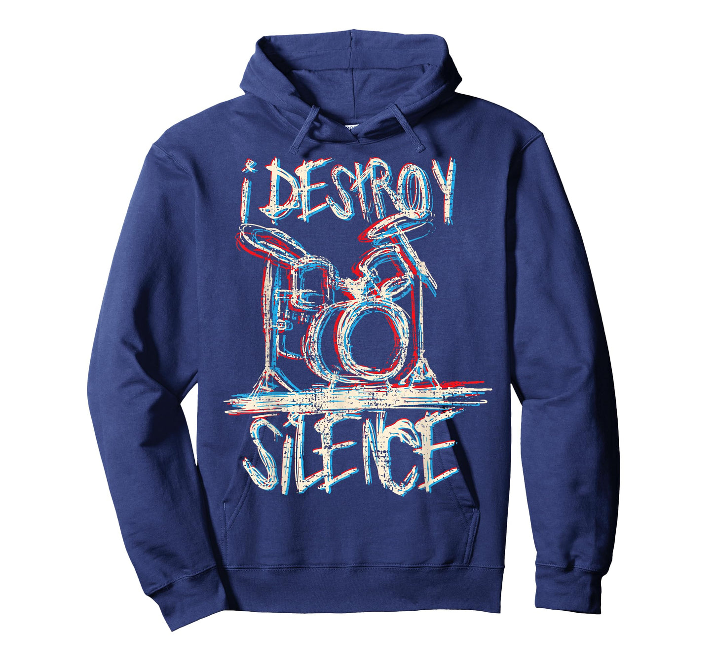 Drums Drummer I Destroy Silence Gift T-Shirt