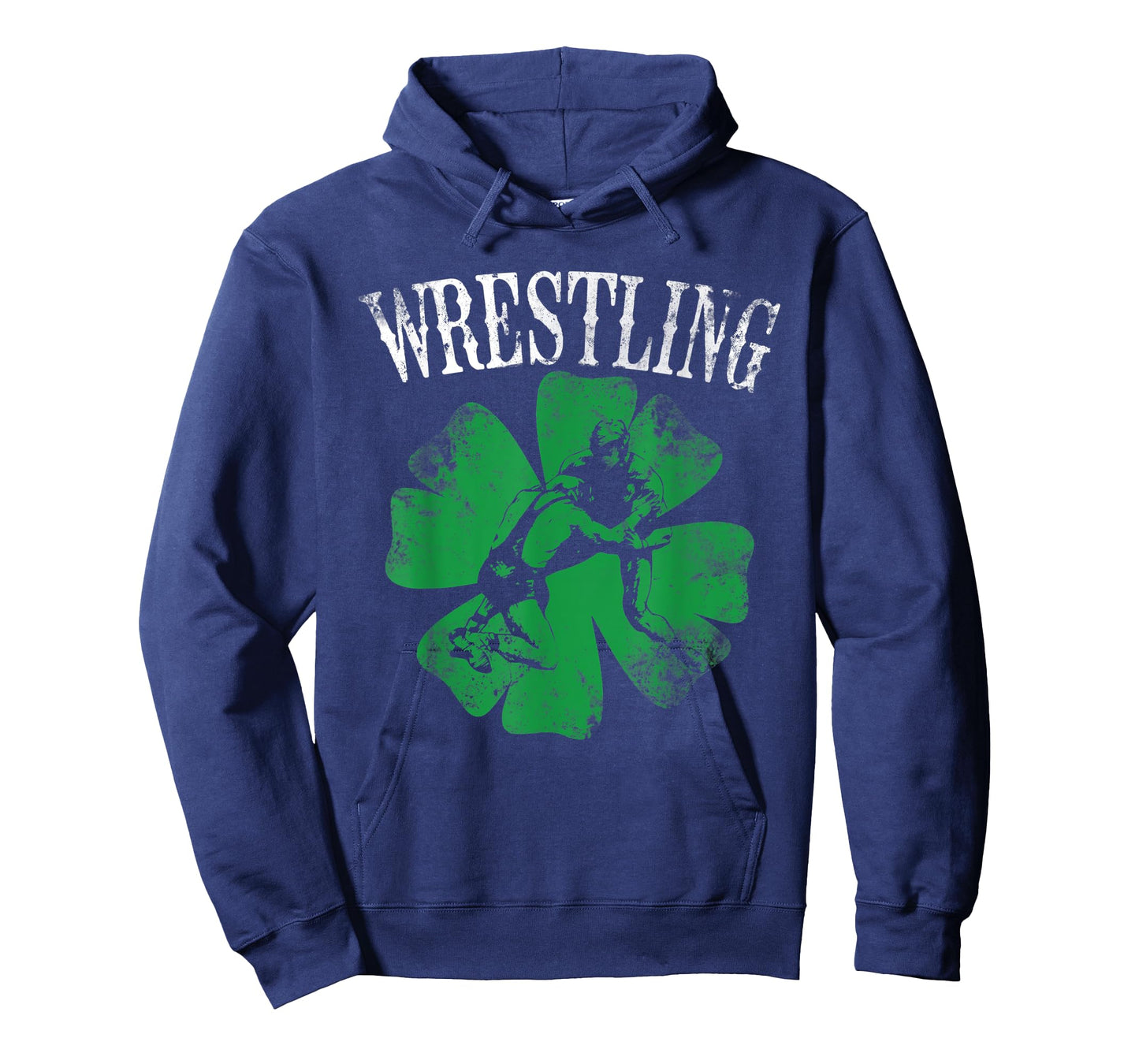 Irish American Flag Shamrock Wrestling St Patrick's Day Gift Women Kids Men T-Shirt