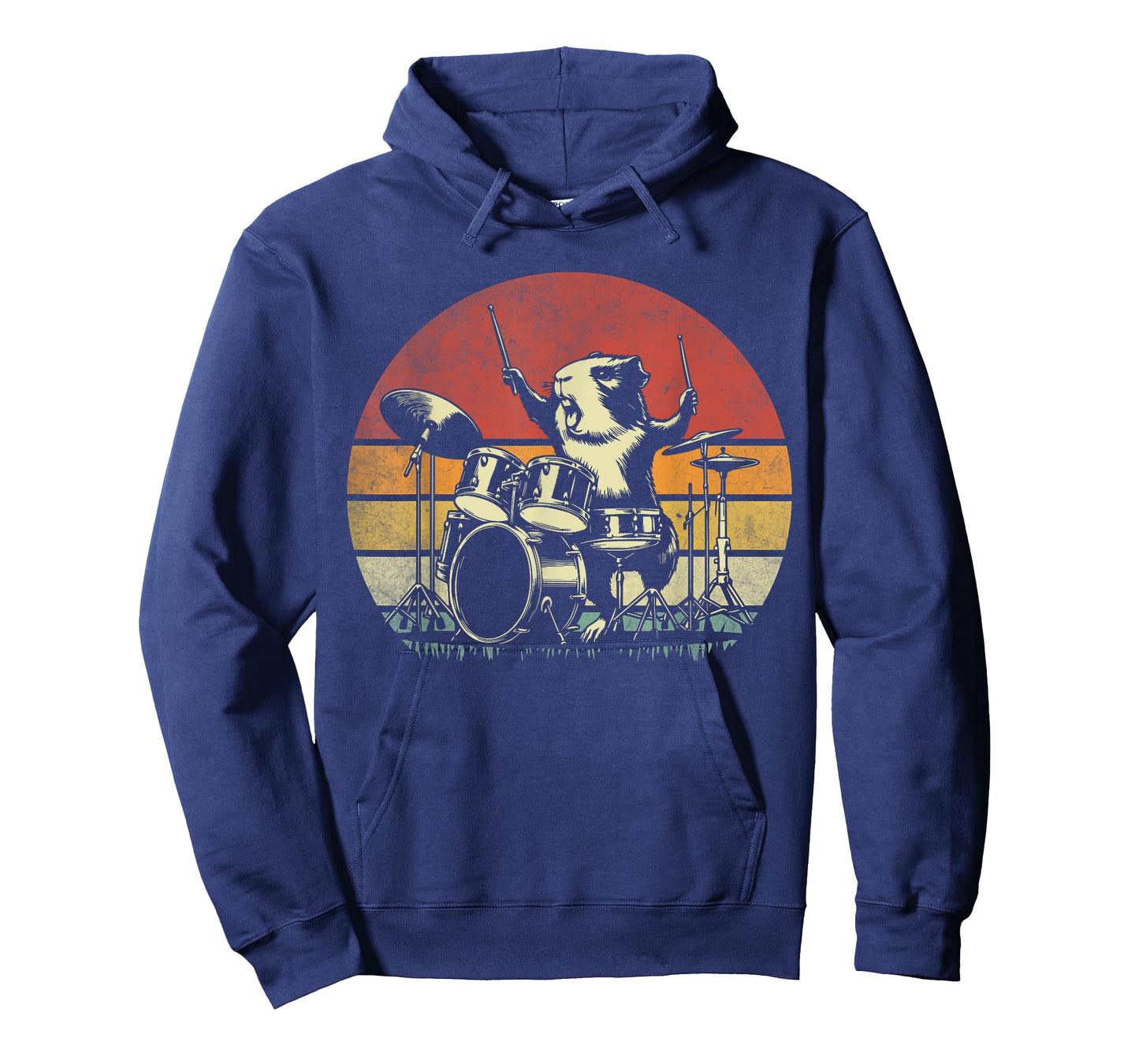 Guinea Pig Drummer Rock Drummer Guinea Pig Playing Drums T-Shirt