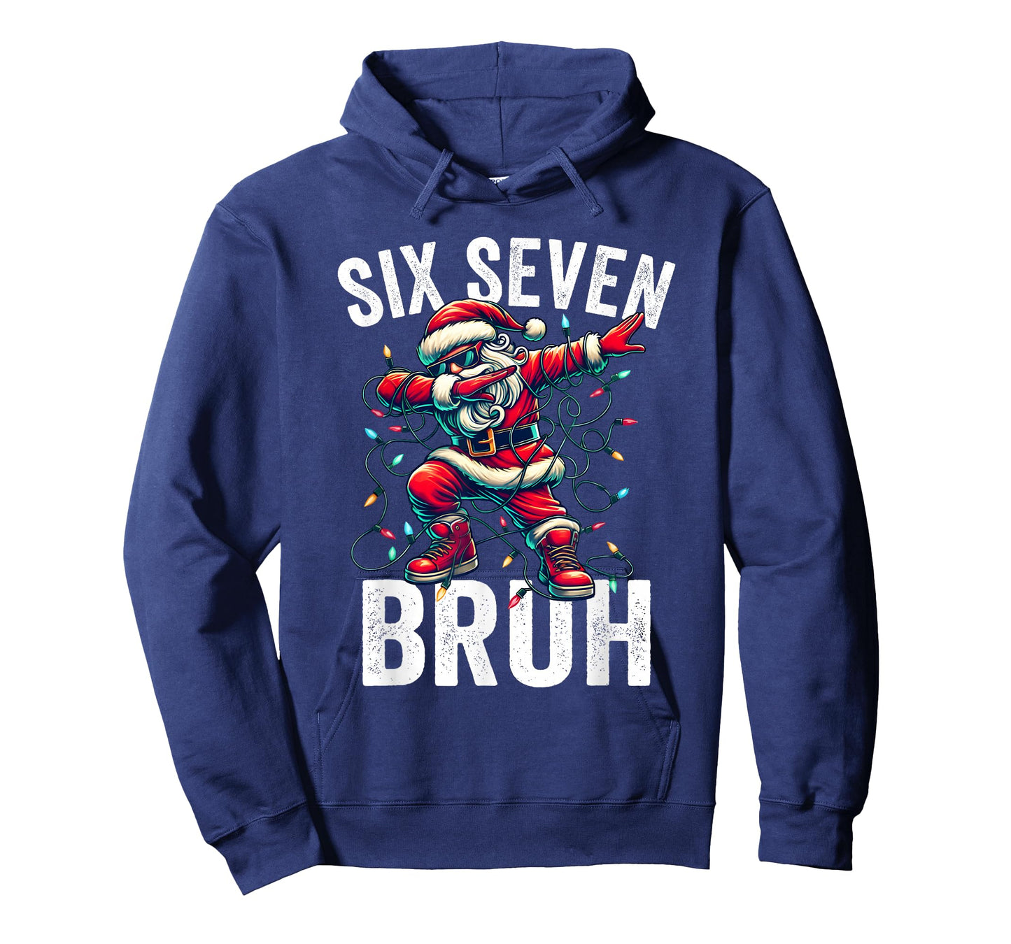 Bruh 67 Six Seven Santa Dabbing Christmas Meme Boys Kids T-Shirt