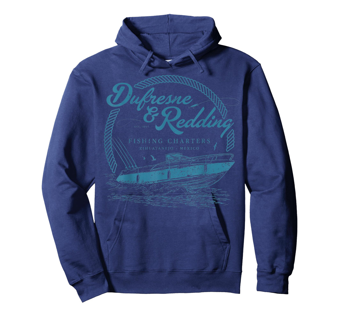 Retro Vintage Dufresne and Redding Fishing Charters Lover T-Shirt