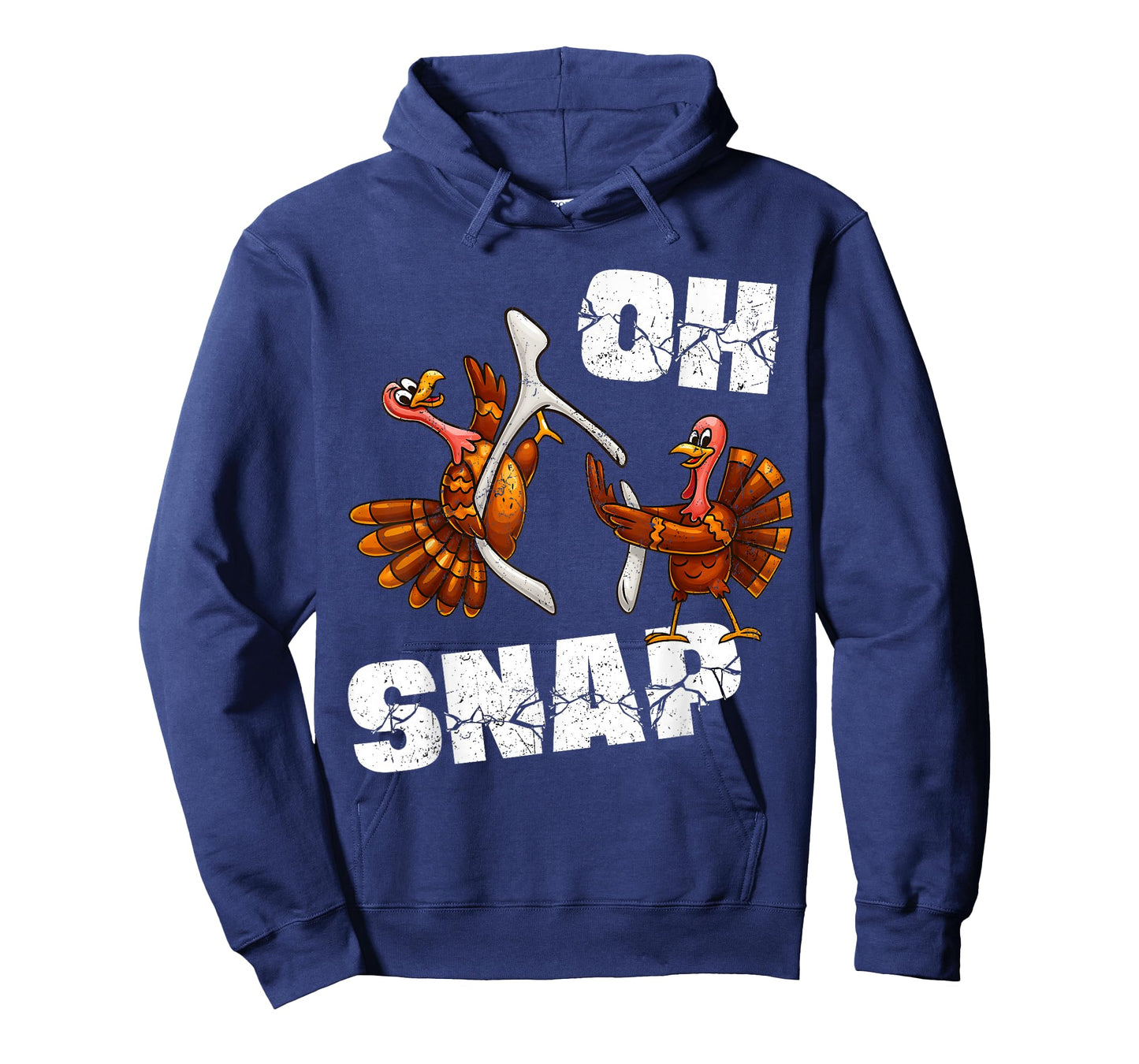 Oh Snap Funny Vintage Turkey Wishbone Thanksgiving Men Women T-Shirt