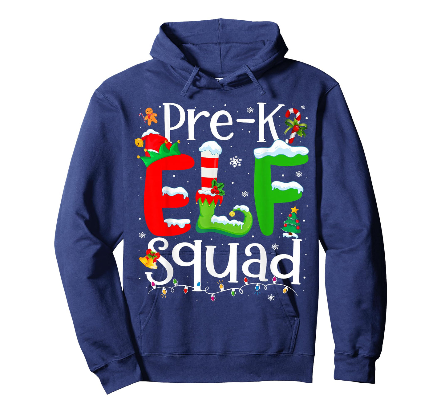 Funny Elf Squad Pre-k Teacher Christmas Child Xmas T-Shirt