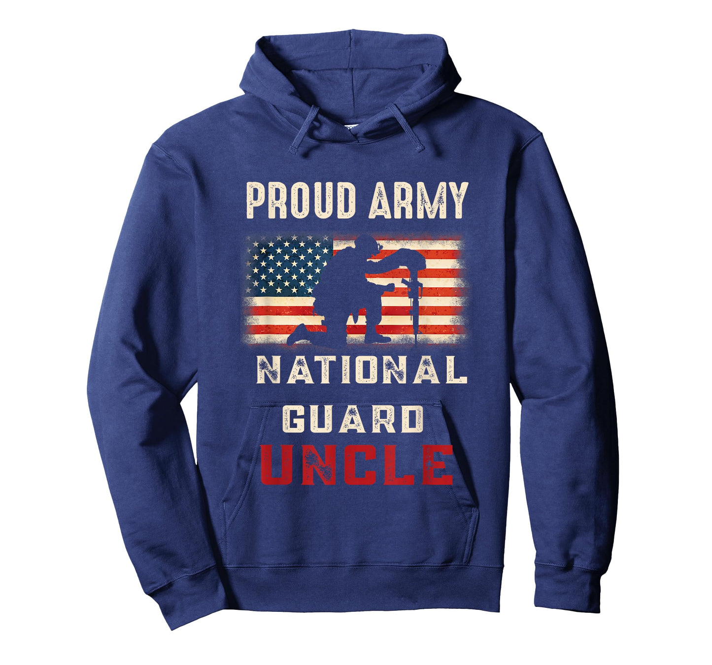 Military National Guard USA Proud Army National Guard Uncle T-Shirt